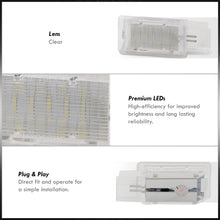 Load image into Gallery viewer, Chevrolet / Cadillac / Buick / GMC Interior White SMD LED Trunk Luggage Compartment Light Clear Len