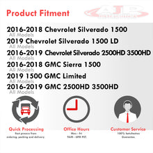 Load image into Gallery viewer, Chevrolet Silverado 1500 2016-2018 / 1500 LD 2019 / 2500HD 3500HD 2016-2019 / GMC Sierra 1500 2016-2018 / 1500 Limited 2019 / 2500HD 3500HD 2016-2019 2-Piece Left & Right White SMD LED Truck Bed Cargo Lights Clear Len (Includes Wiring Harness)