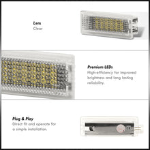 Load image into Gallery viewer, Ford C-Max 2013-2018 / Ford Focus 2012-2018 Interior White SMD LED Trunk Luggage Compartment Light Clear Len