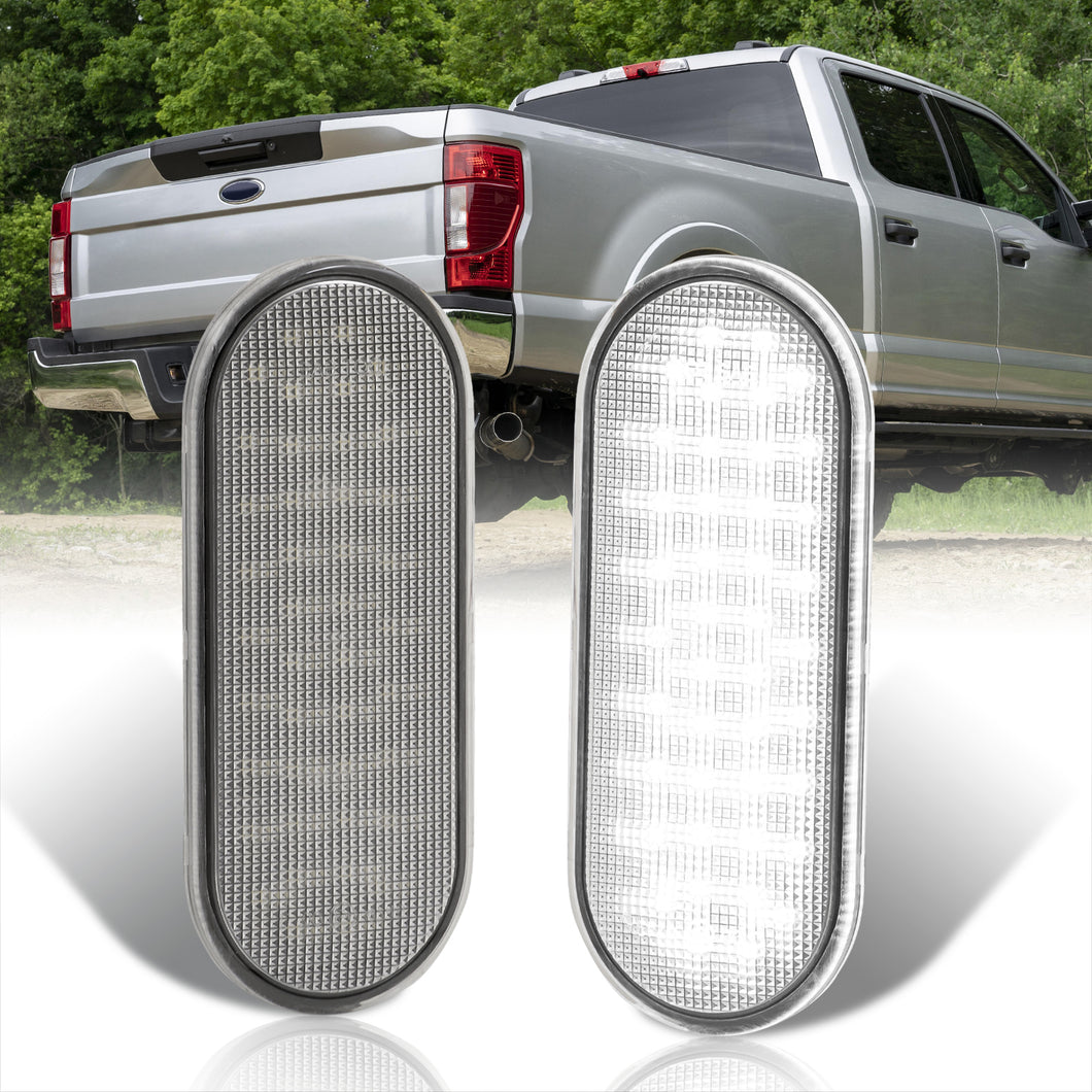 Ford F150 2015-2020 / Raptor 2017-2020 / F250 F350 F450 Super Duty 2017-2022 White SMD LED Bed Cargo Light Clear Len