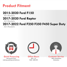 Load image into Gallery viewer, Ford F150 2015-2020 / Raptor 2017-2020 / F250 F350 F450 Super Duty 2017-2022 White SMD LED Bed Cargo Light Clear Len