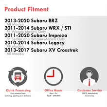 Load image into Gallery viewer, Toyota 86 Scion FR-S 2013-2020 / Subaru BRZ 2013-2020 2-Piece Left & Right Interior White SMD LED Door Courtesy Lights Clear Len