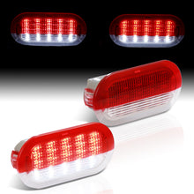 Load image into Gallery viewer, Skoka / Seat / Volkswagen 2-Piece Left & Right Interior White SMD LED Door Courtesy Lights Clear Len