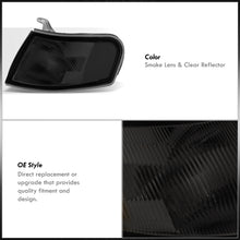 Load image into Gallery viewer, Nissan Sentra/200SX Corner Light Smoke Lens Clear Reflector
