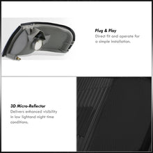 Load image into Gallery viewer, Nissan Sentra/200SX Corner Light Smoke Lens Clear Reflector