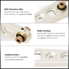 Load image into Gallery viewer, Acura Integra 1994-2001 / Honda Civic 1988-1995 / CRX 1988-1991 / Del Sol 1993-1997 Rear Lower Control Arms Polished