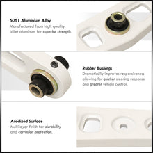 Load image into Gallery viewer, Acura Integra 1994-2001 / Honda Civic 1988-1995 / CRX 1988-1991 / Del Sol 1993-1997 Rear Lower Control Arms White