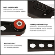 Load image into Gallery viewer, Acura Integra 1994-2001 / Honda Civic 1988-1995 / CRX 1988-1991 / Del Sol 1993-1997 Rear Lower Control Arms Black with Red Bushings
