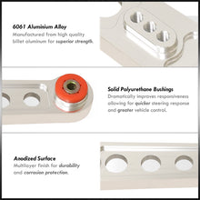 Load image into Gallery viewer, Honda Civic 1996-2000 Rear Lower Control Arms Polished with Red Bushings