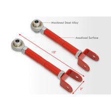 Load image into Gallery viewer, Nissan 240SX S13 S14 1989-1998 / 300ZX Z32 1990-1996 Rear Lower Adjustable Traction Control Arms Red