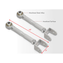 Load image into Gallery viewer, Nissan 240SX S13 S14 1989-1998 / 300ZX Z32 1990-1996 Rear Lower Adjustable Traction Control Arms Silver