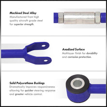 Load image into Gallery viewer, Infiniti G35 2003-2007 / Nissan 350Z 2003-2008 Rear Lower Adjustable Toe Traction Control Arms Blue