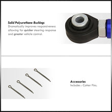 Load image into Gallery viewer, Mitsubishi Lancer EVO VII VIII IX 2003-2007 Rear Lower Adjustable Toe Control Arms Blue