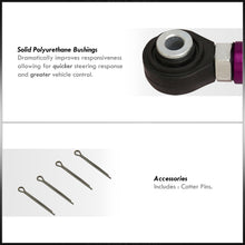 Load image into Gallery viewer, Mitsubishi Lancer EVO VII VIII IX 2003-2007 Rear Lower Adjustable Toe Control Arms Purple