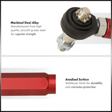 Load image into Gallery viewer, Mitsubishi Lancer EVO VII VIII IX 2003-2007 Rear Lower Adjustable Toe Control Arms Red