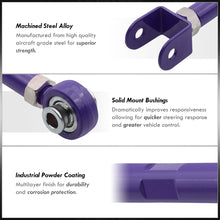 Load image into Gallery viewer, Lexus SC300 SC400 1992-2000 / Toyota Supra 1993-1998 Rear Lower Adjustable Traction Control Arms Purple