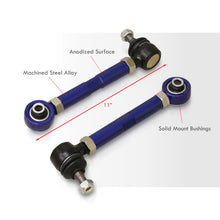 Load image into Gallery viewer, Mitsubishi Lancer EVO X 2008-2015 Rear Lower Adjustable Toe Control Arms Blue