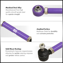 Load image into Gallery viewer, Mitsubishi Lancer EVO X 2008-2015 Rear Lower Adjustable Toe Control Arms Purple