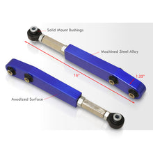 Load image into Gallery viewer, Mitsubishi Lancer EVO VII VIII IX 2003-2007 Rear Lower Adjustable Camber Kit Control Arms Blue