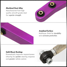 Load image into Gallery viewer, Mitsubishi Lancer EVO VII VIII IX 2003-2007 Rear Lower Adjustable Camber Kit Control Arms Purple