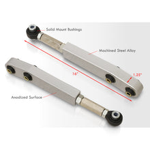 Load image into Gallery viewer, Mitsubishi Lancer EVO VII VIII IX 2003-2007 Rear Lower Adjustable Camber Kit Control Arms Silver