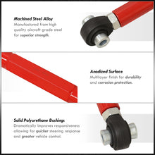 Load image into Gallery viewer, Mitsubishi Lancer EVO X 2008-2015 Rear Lower Adjustable Camber Kit Control Arms Red