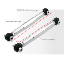 Load image into Gallery viewer, Mitsubishi Lancer EVO X 2008-2015 Rear Lower Adjustable Camber Kit Control Arms Silver