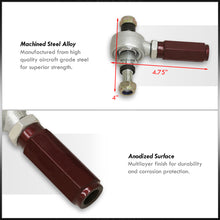 Load image into Gallery viewer, Nissan 240SX S14 1995-1998 Adjustable Tie Rod End Links Red