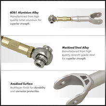 Load image into Gallery viewer, Chevrolet Camaro 2016-2022 Rear Upper Adjustable Trailing Control Arms Silver