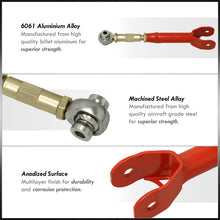 Load image into Gallery viewer, Chevrolet Camaro 2016-2022 Rear Upper Adjustable Control Arms Red