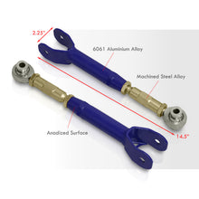Load image into Gallery viewer, Chevrolet Camaro 2016-2022 Rear Lower Adjustable Trailing Control Arms Blue