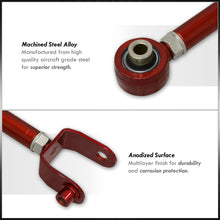 Load image into Gallery viewer, Mazda Miata MX-5 2016-2023 Rear Lower Adjustable Camber Kit Control Arms Red