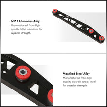 Load image into Gallery viewer, JDM Sport Honda Civic 1996-2000 Rear Lower Control Arms Black with Red Bushings