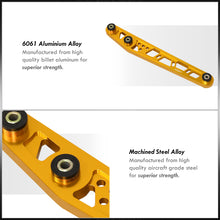 Load image into Gallery viewer, JDM Sport Honda Civic 1996-2000 Rear Lower Control Arms Gold with Black Bushings