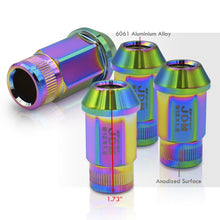 Load image into Gallery viewer, JDM Sport M12 X 1.5 Aluminum Open Lug Nuts Multi Color (4 Piece)