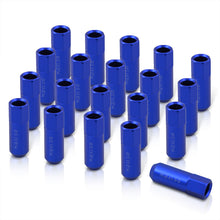 Load image into Gallery viewer, M12 x 1.5 Open Lug Nuts Blue (20 Piece)