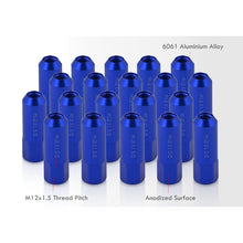 Load image into Gallery viewer, M12 x 1.5 Open Lug Nuts Blue (20 Piece)