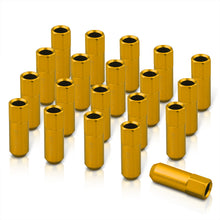 Load image into Gallery viewer, M12 x 1.5 Open Lug Nuts Gold (20 Piece)