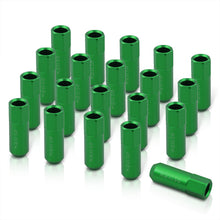 Load image into Gallery viewer, M12 x 1.5 Open Lug Nuts Green (20 Piece)