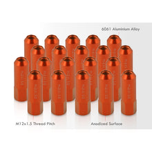 Load image into Gallery viewer, M12 x 1.5 Open Lug Nuts Orange (20 Piece)