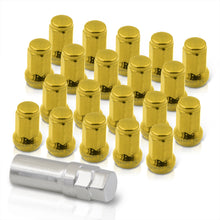 Load image into Gallery viewer, M12 x 1.25 OEM Style Steel Lug Nuts Gold (20 Piece)