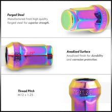 Load image into Gallery viewer, M12 x 1.25 OEM Style Steel Lug Nuts Neo Chrome (20 Piece)