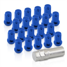 Load image into Gallery viewer, M12 x 1.5 OEM Style Steel Lug Nuts Blue (20 Piece)