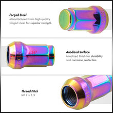 Load image into Gallery viewer, M12 x 1.5 OEM Style Steel Lug Nuts Neo Chrome (20 Piece)