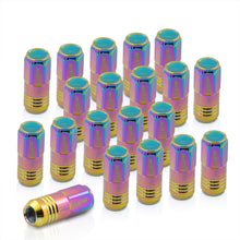 Load image into Gallery viewer, M12 x 1.25 Aluminum Closed Lug Nuts Neo Chrome (20 Piece)