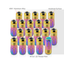 Load image into Gallery viewer, M12 x 1.25 Aluminum Closed Lug Nuts Neo Chrome (20 Piece)