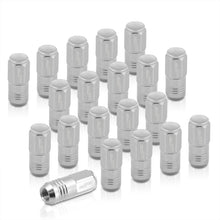 Load image into Gallery viewer, M12 x 1.25 Aluminum Closed Lug Nuts Silver (20 Piece)