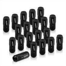 Load image into Gallery viewer, M12 x 1.5 Aluminum Closed Lug Nuts Black (20 Piece)