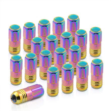 Load image into Gallery viewer, M12 x 1.5 Aluminum Closed Lug Nuts Neo Chrome (20 Piece)