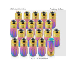Load image into Gallery viewer, M12 x 1.5 Aluminum Closed Lug Nuts Neo Chrome (20 Piece)